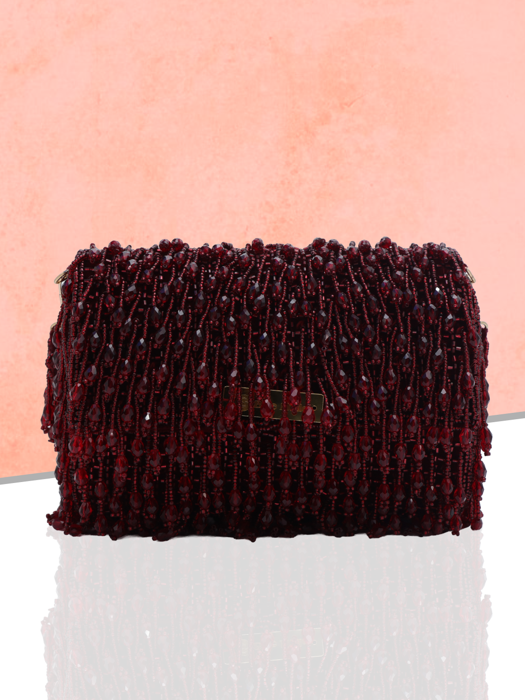 Beabed Clutch Bag 2 Red