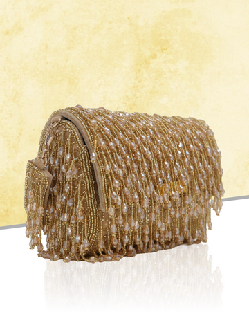 Beabed Clutch Bag 2 Gold