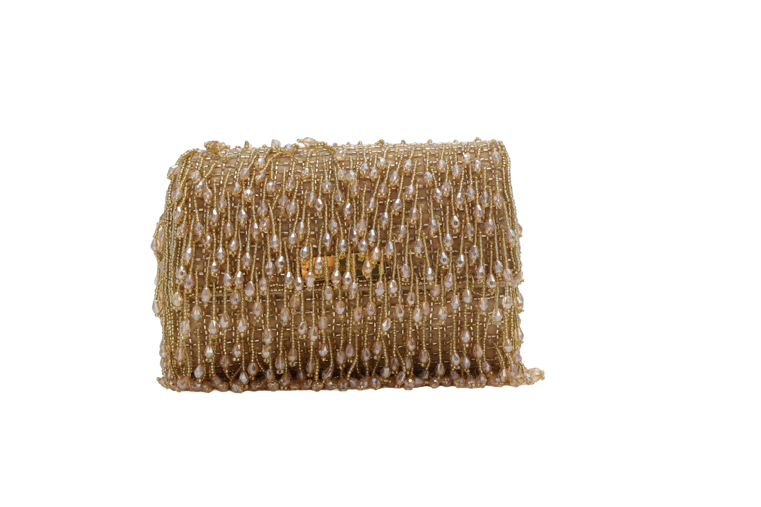 Beabed Clutch Bag 2 Gold